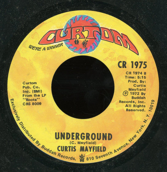 Curtis Mayfield : Freddie's Dead (Theme From Superfly)  (7", Single, Ame)