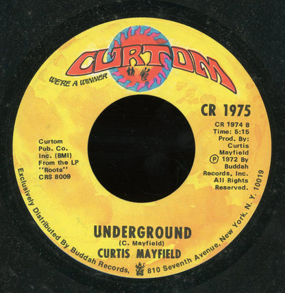 Curtis Mayfield : Freddie's Dead (Theme From Superfly)  (7", Single, Ame)