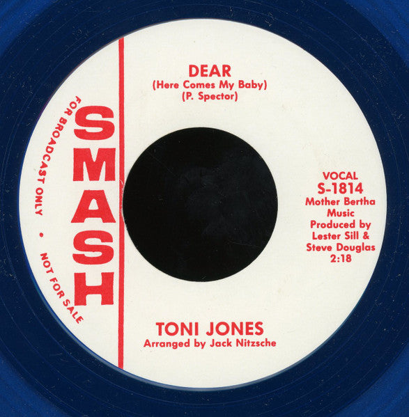 Toni Jones, The Metronomes (6) : Dear / Dear Don (7", Promo, Unofficial, Blu)