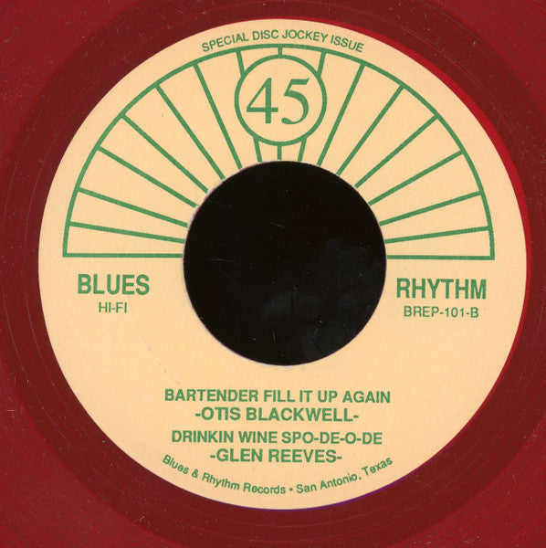 Ron Williams (20) / Joe Lyons And The Arrows / Otis Blackwell / Glenn Reeves : Wine Wine / Shufflin Jive / Bartender Fill It Up Again / Drinkin Wine Spo-De-O-De  (7", EP, Comp, Unofficial)
