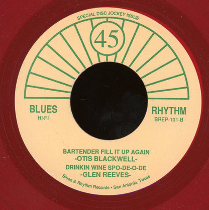 Ron Williams (20) / Joe Lyons And The Arrows / Otis Blackwell / Glenn Reeves : Wine Wine / Shufflin Jive / Bartender Fill It Up Again / Drinkin Wine Spo-De-O-De  (7", EP, Comp, Unofficial)