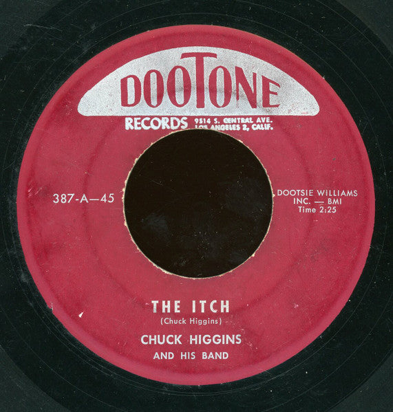 Chuck Higgins And His Band : The Itch / Gambling Woman (7", Single)