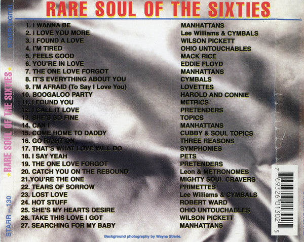 Various : Rare Soul Of The Sixties (CD, Comp)