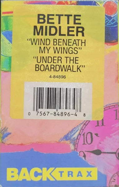 Bette Midler : Wind Beneath My Wings / Under The Boardwalk (Cass, Single)