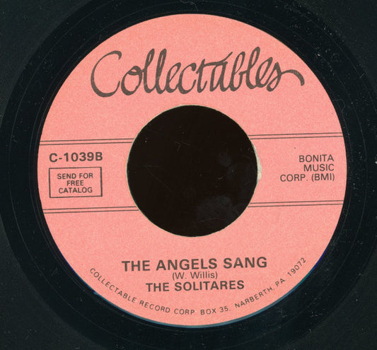 Billy Bland / The Solitaires : Let The Little Girl Dance / The Angels Sang (7", RE)