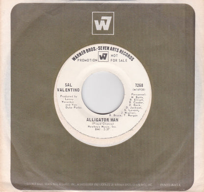 Sal Valentino : Alligator Man (7", Promo)