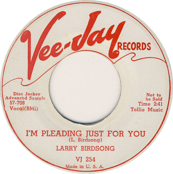 Larry Birdsong : If You Don't Want Me No More / I'm Pleading Just For You (7", Promo)