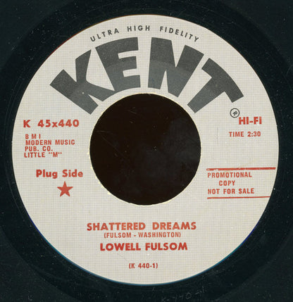 Lowell Fulson : Shattered Dreams (7", Promo)