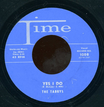 The Tabbys : My Darling / Yes I Do (7", Unofficial)