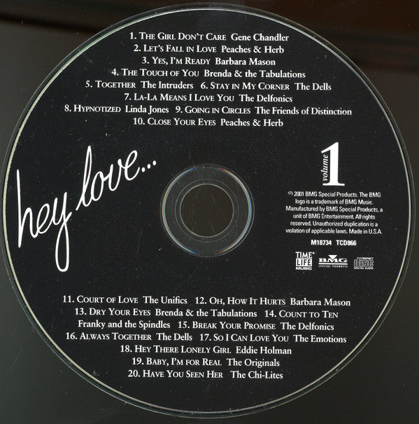 Various : Hey Love... Volume 1 (CD, Comp)