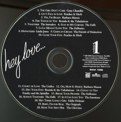 Various : Hey Love... Volume 1 (CD, Comp)