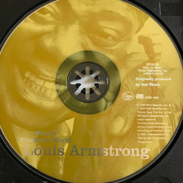 Louis Armstrong : What A Wonderful World (CD, Album, Club, RE)