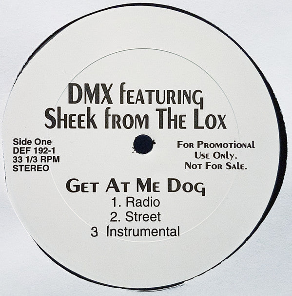DMX : Get At Me Dog (12", Promo)