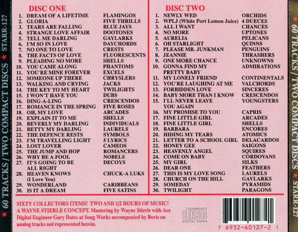 Various : The Rare Doo-Wop Box Set! (2xCD, Comp)