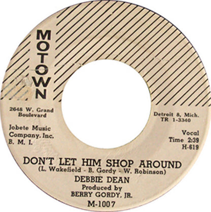Debbie Dean : Don't Let Him Shop Around (7", Single)