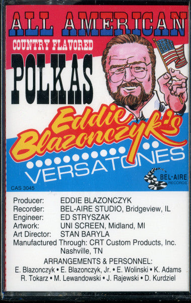 Eddie Blazonczyk's Versatones : All American Country Flavored Polkas (Cass)