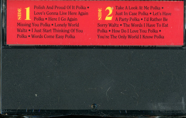 Eddie Blazonczyk's Versatones : All American Country Flavored Polkas (Cass)