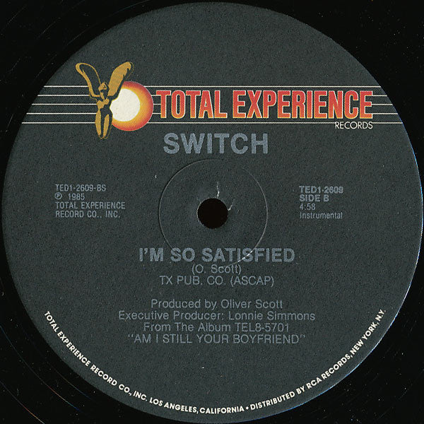 Switch (6) : I'm So Satisfied (12")