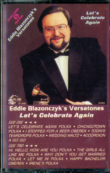 Eddie Blazonczyk's Versatones : Let's Celebrate Again (Cass)