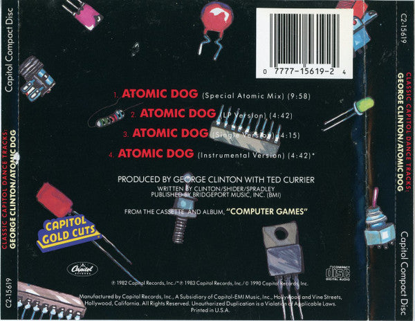 George Clinton : Atomic Dog (CD, Single, RE, Cap)