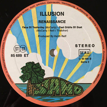 Renaissance (4) : Illusion (LP, Album, RE, Gat)