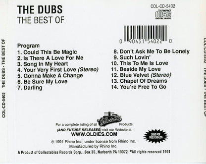 The Dubs : The Best Of The Dubs (CD, Comp)