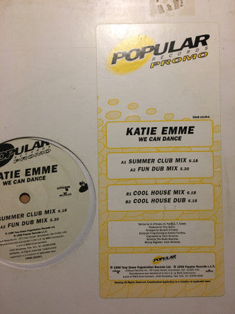 Katie Emme : We Can Dance (12", Promo)