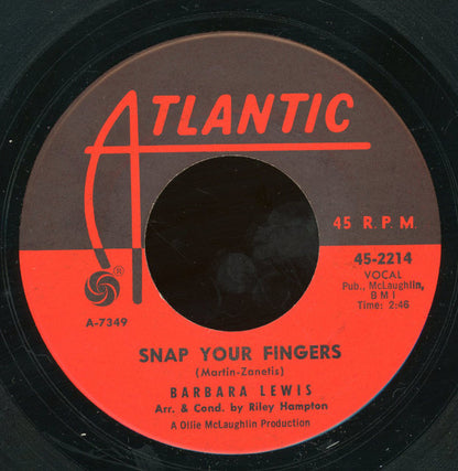 Barbara Lewis : Snap Your Fingers / Puppy Love (7", Single, MGM)