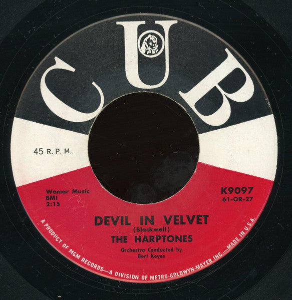 The Harptones : Devil In Velvet (7")