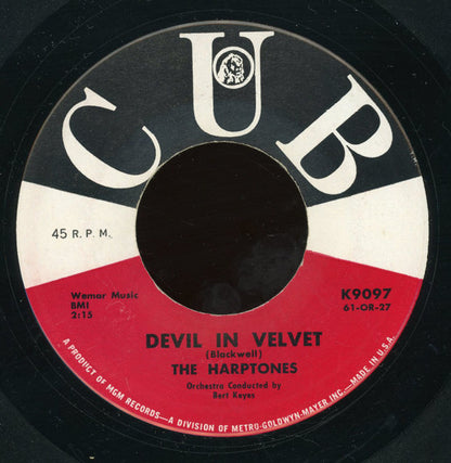 The Harptones : Devil In Velvet (7")