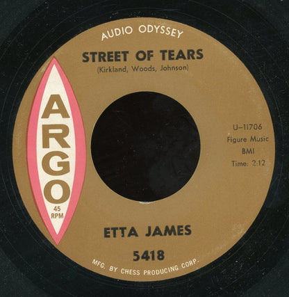 Etta James : Stop The Wedding / Street Of Tears (7", Single)