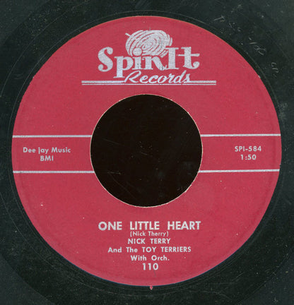 Nick Terry And The Toy Terriers : We Are Here For Such A Little While / One Little Heart (7")