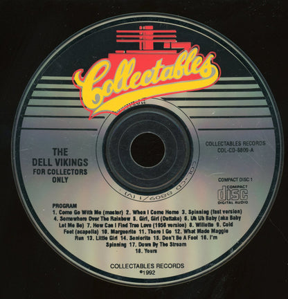 The Dell-Vikings : For Collectors Only (2xCD, Comp)