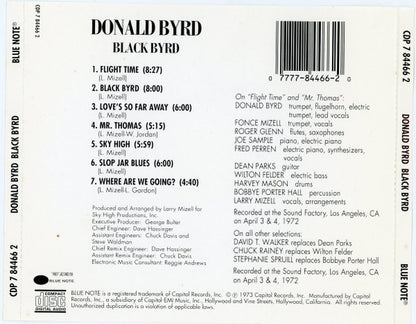 Donald Byrd : Black Byrd (CD, Album, RE, EMI)