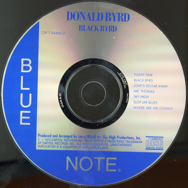 Donald Byrd : Black Byrd (CD, Album, RE, EMI)