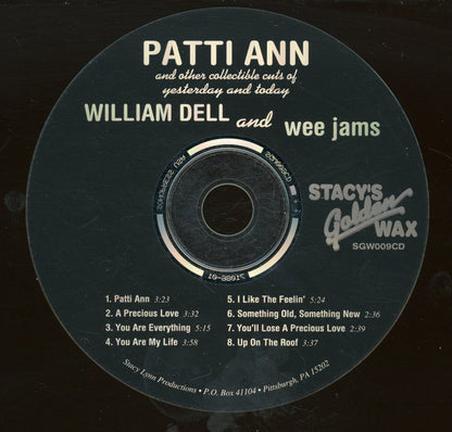 William Dell And Wee Jams : Patti Ann (CD, Comp)