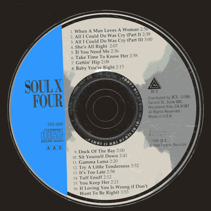 Various : Soul X Four - Masters Of The Blues (CD, Comp, RM)