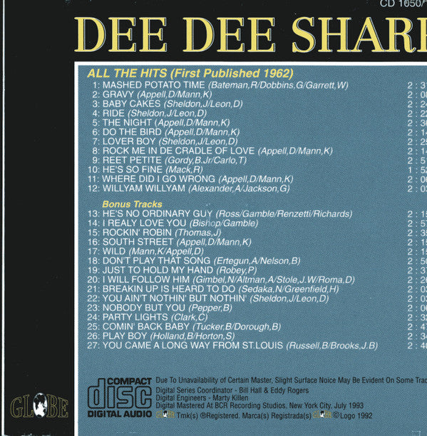 Dee Dee Sharp : All The Hits By Dee Dee Sharp - Volume II:  Collectors Gold Volume 23 (CD, Comp)