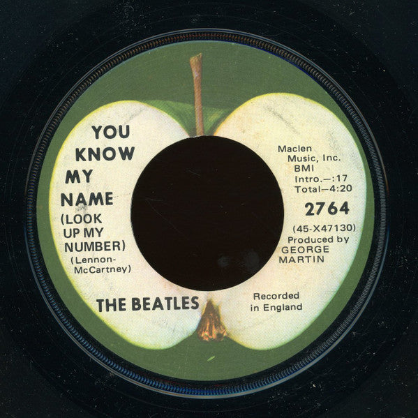 The Beatles : Let It Be (7", Single, RE, Win)