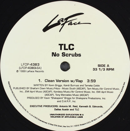 TLC : No Scrubs (12", Promo)
