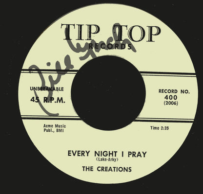The Creations (13) : Mommy & Daddy / Every Night I Pray (7")