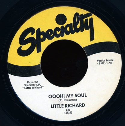Little Richard : Oooh! My Soul / True, Fine Mama (7", Single, RE)
