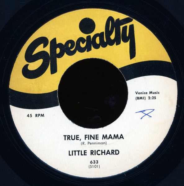 Little Richard : Oooh! My Soul / True, Fine Mama (7", Single, RE)
