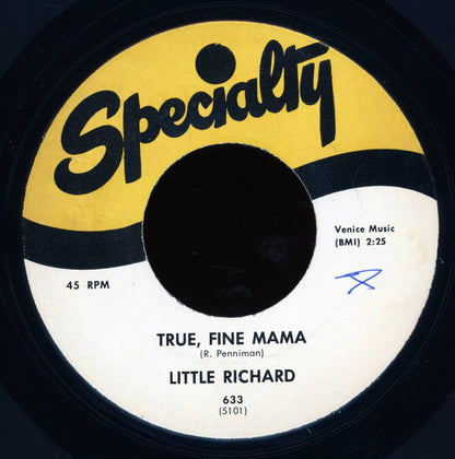 Little Richard : Oooh! My Soul / True, Fine Mama (7", Single, RE)