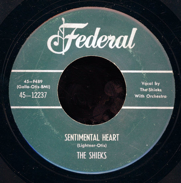 The Sheiks (15) : So Fine / Sentimental Heart (7", Unofficial)