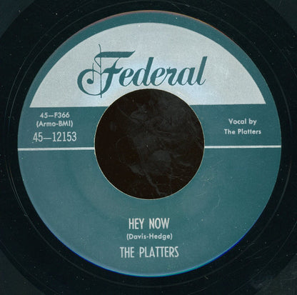 The Platters : Give Thanks / Hey Now (7", Unofficial)