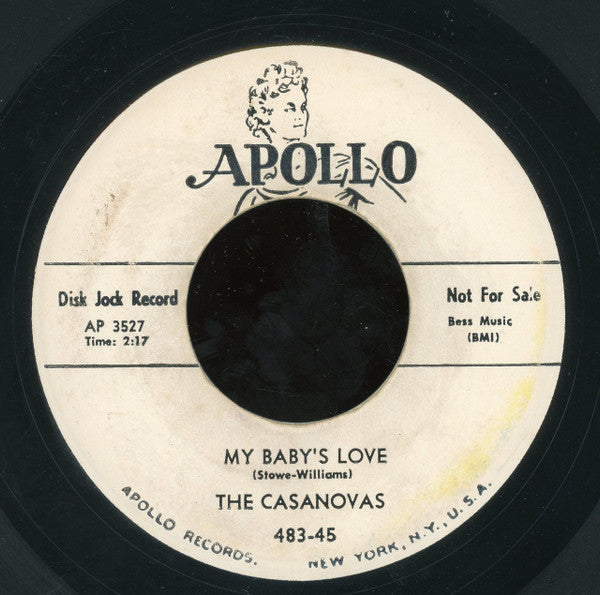 The Casanovas (2) : Sleepy Head Mama / My Babys Love (7", Promo)