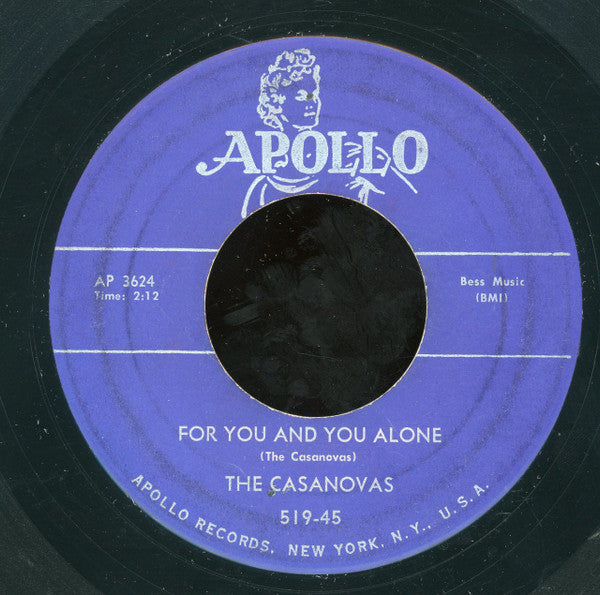 The Casanovas (2) : Please Be Mine / For You And You Alone (7")