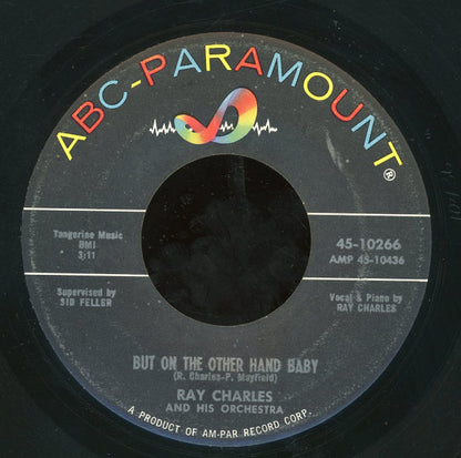 Ray Charles And His Orchestra : Unchain My Heart / But On The Other Hand Baby (7", Single)