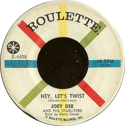 Joey Dee & The Starliters : Hey, Let's Twist / Roly Poly (7", Single)